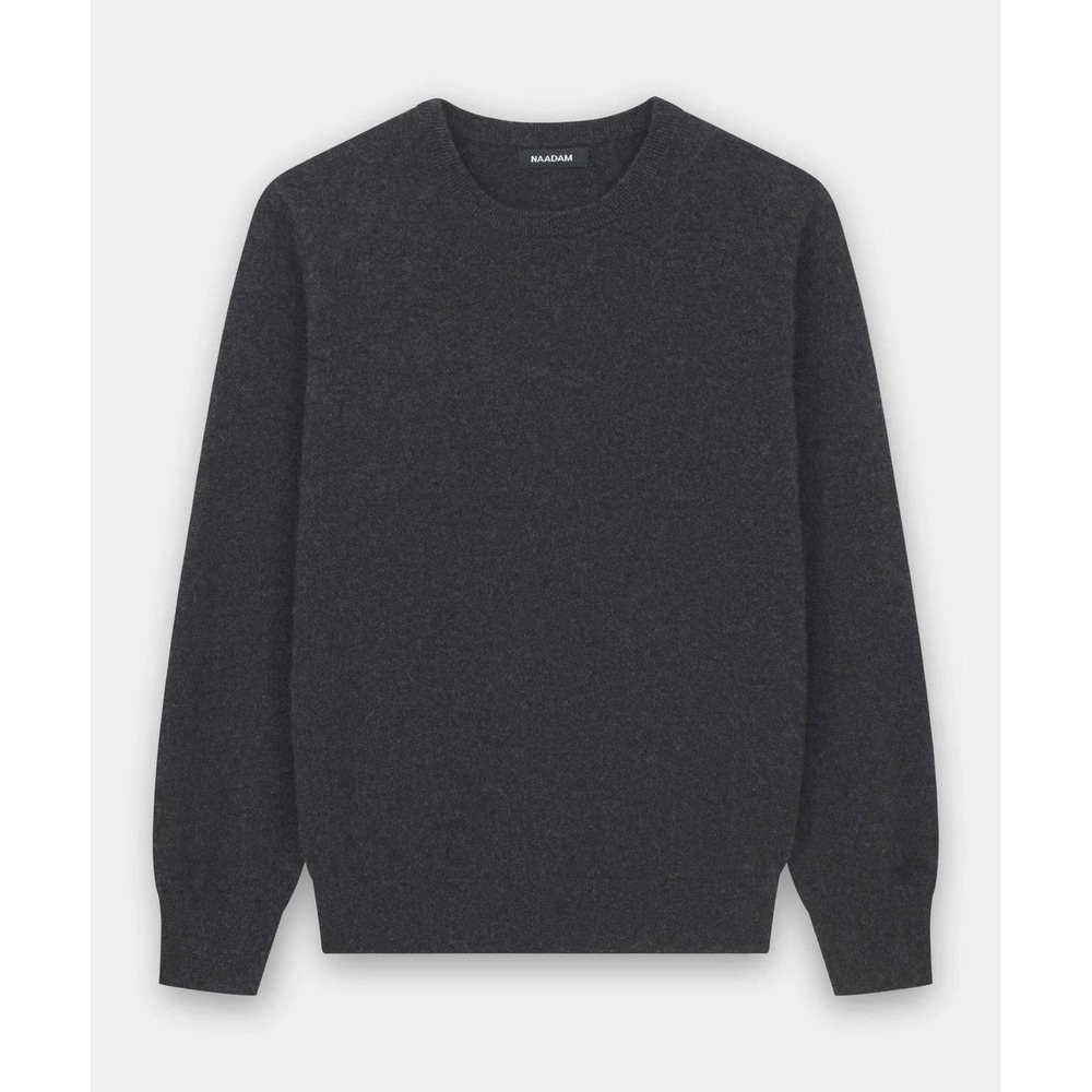New With Tags NAADAM The Original 100% Cashmere Sweater Men's Gray Size XL